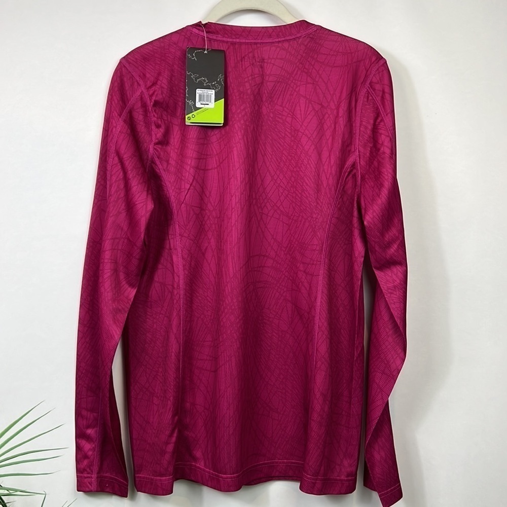 NWT Koppen Athletic Long Sleeve Tech Tee Large Moisture Wicking Base Layer - Picture 2 of 9